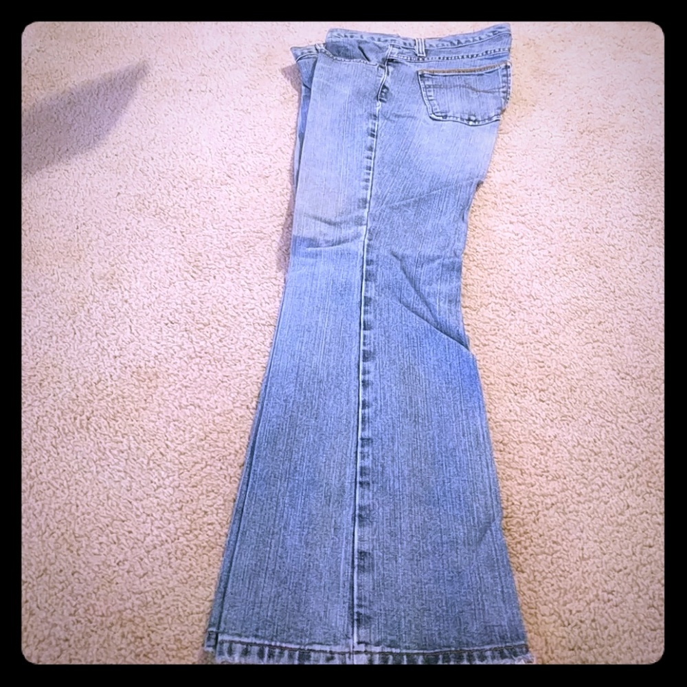 Cruel Girl boot cut button up jeans